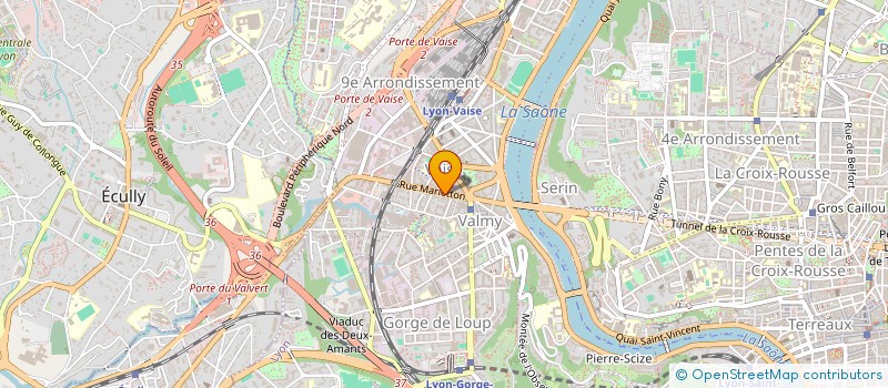localisation de l'entreprise LE CROISSANT GOURMAND à LYON