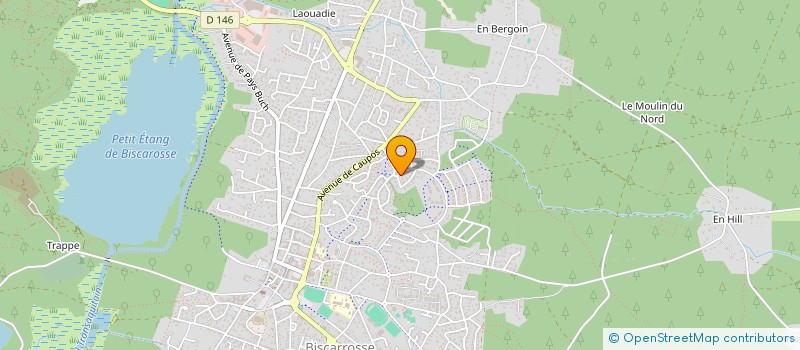 localisation de l'entreprise LE CROISSANT ITALIEN  BISCARROSSE