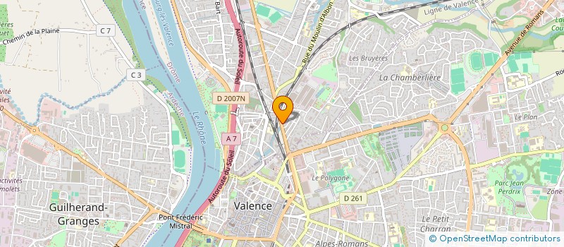 localisation de l'entreprise LE CROISSANT QUI RIT  BOURG-LES-VALENCE