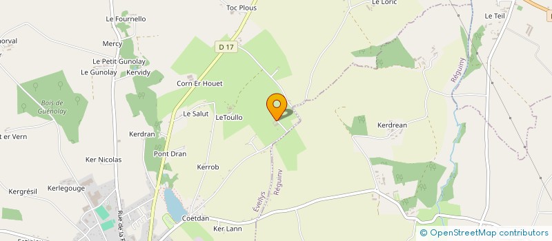 localisation de l'entreprise LE CROM  EVELLYS