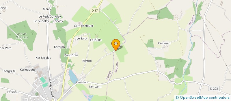 localisation de l'entreprise LE CROM PAUL-AMANS  REGUINY