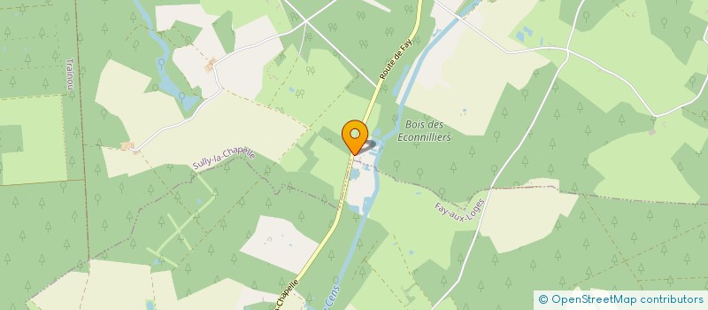 localisation de l'entreprise LE CROPET à SULLY-LA-CHAPELLE