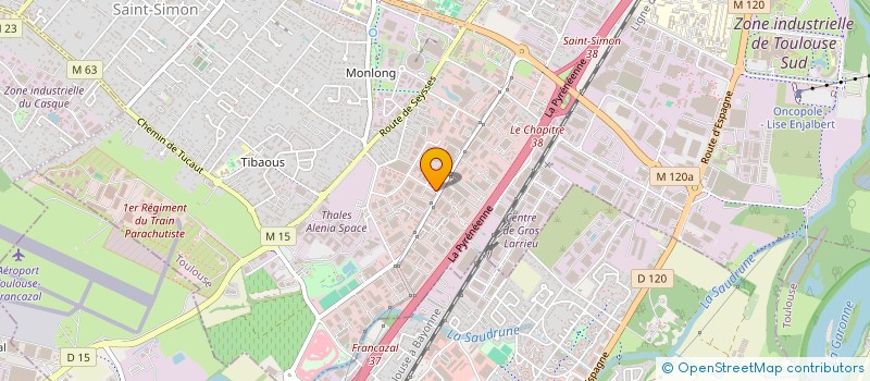 localisation de l'entreprise LE CROQ JULIE à TOULOUSE