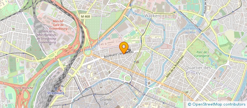 localisation de l'entreprise LE CROQUANT à STRASBOURG