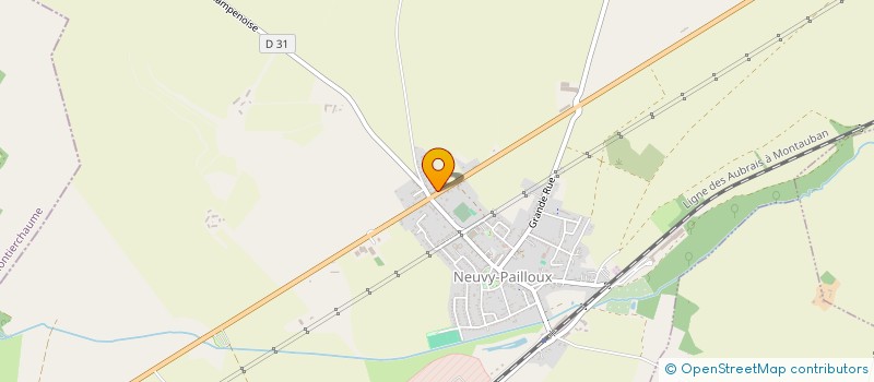 localisation de l'entreprise LE CROQUET DE CHAROST à NEUVY-PAILLOUX