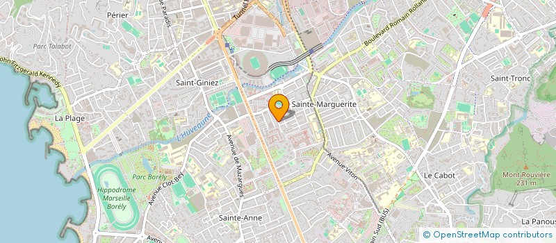 localisation de l'entreprise LE CROS CARRATU à MARSEILLE