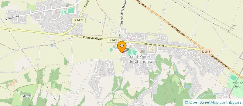 localisation de l'entreprise LE CROS DU LOUP  MALARCE-SUR-LA-THINES