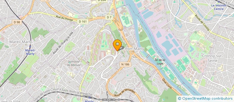 localisation de l'entreprise LE CROS SAINTE MARTHE  MARLY-LE-ROI