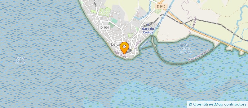 localisation de l'entreprise LE CROTOY OXYGENE à LE CROTOY