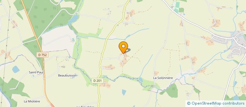 localisation de l'entreprise LE CROTTIER à MONTREVAULT-SUR-EVRE