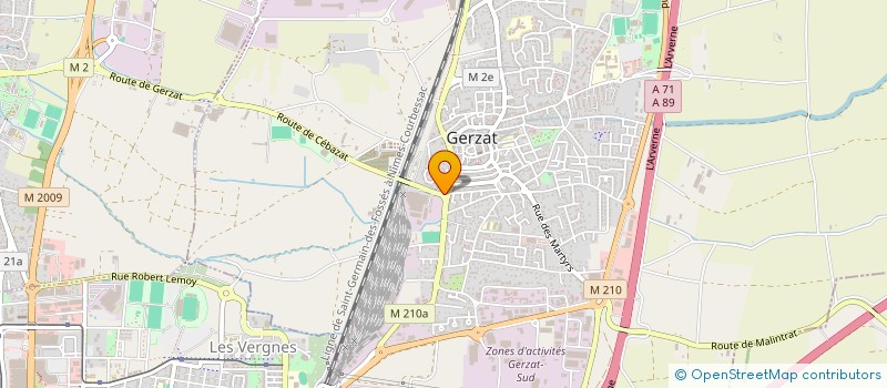 localisation de l'entreprise LE CROUSTILLANT  GERZAT