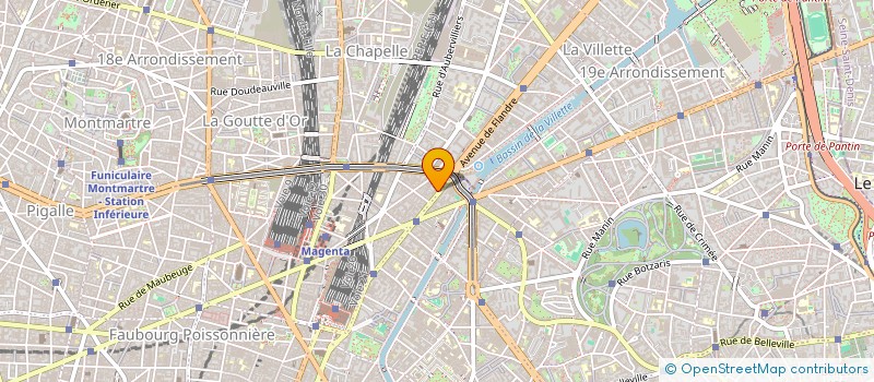 localisation de l'entreprise LE CROUSTILLANT DE SAINT MARTIN  PARIS