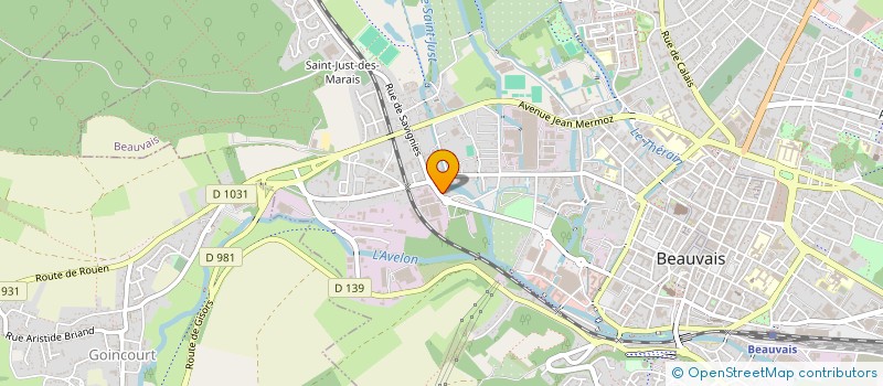 localisation de l'entreprise LE CROUSTILLANT DE SAINT QUENTIN  BEAUVAIS