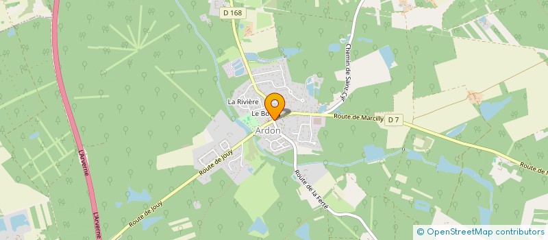 localisation de l'entreprise LE CROUSTILLANT SOLOGNOT  ARDON