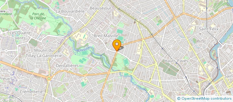 localisation de l'entreprise LE CROUSTILLE à NANTES