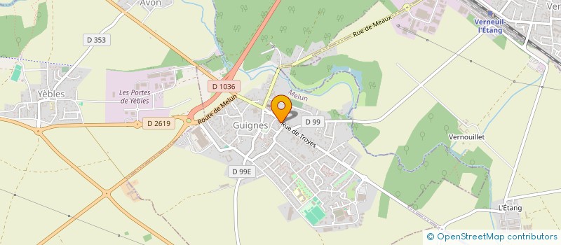 localisation de l'entreprise LE CROUSTY BRAISE  GUIGNES