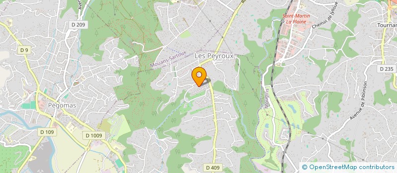 localisation de l'entreprise LE CROUZET à LA ROQUETTE-SUR-SIAGNE