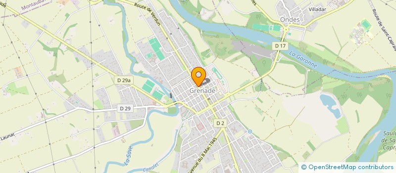 localisation de l'entreprise LE CROZAT  GRENADE