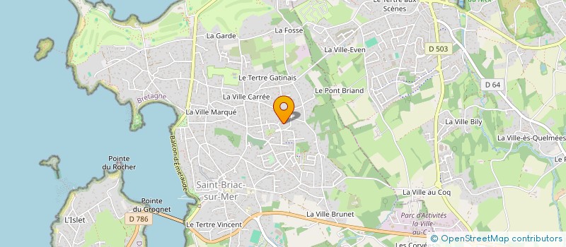 localisation de l'entreprise LE CRU NOMADE  SAINT-BRIAC-SUR-MER