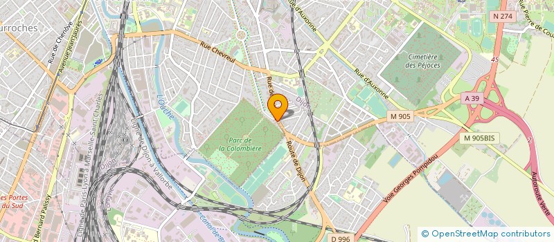 localisation de l'entreprise LE CRUSOE à DIJON