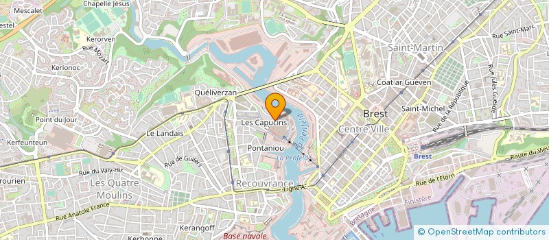 localisation de l'entreprise LE CUB' à BREST