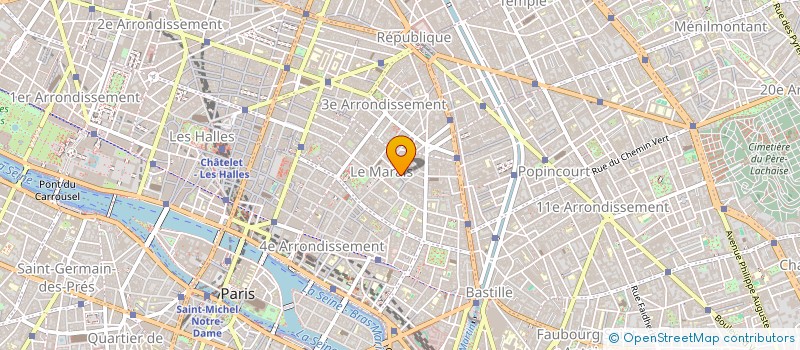 localisation de l'entreprise LE CUBE  PARIS
