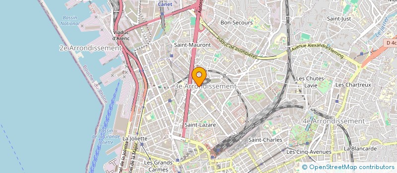 localisation de l'entreprise LE CUBE à MARSEILLE