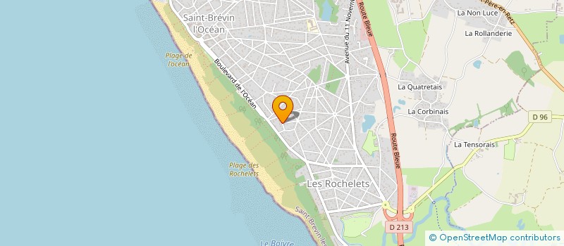 localisation de l'entreprise LE CUBE à SAINT-BREVIN-LES-PINS