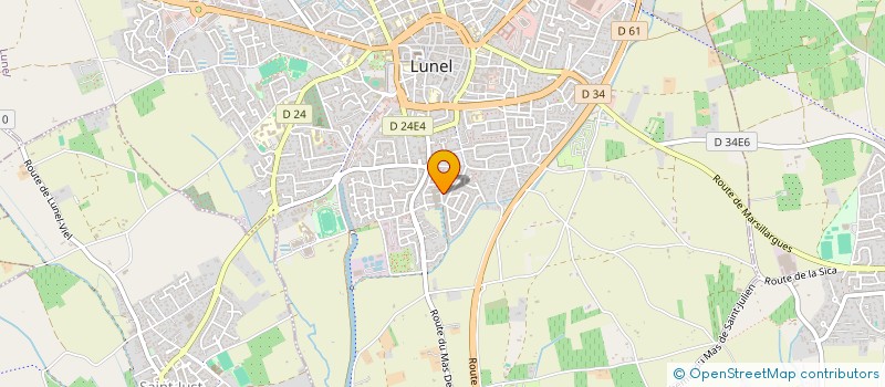 localisation de l'entreprise LE CUBE DE BOIS  LUNEL