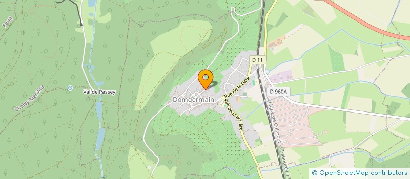 localisation de l'entreprise LE CUBE DE LPA  DOMGERMAIN