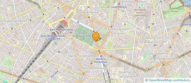 localisation de l'entreprise LE CUBE ROUGE  PARIS