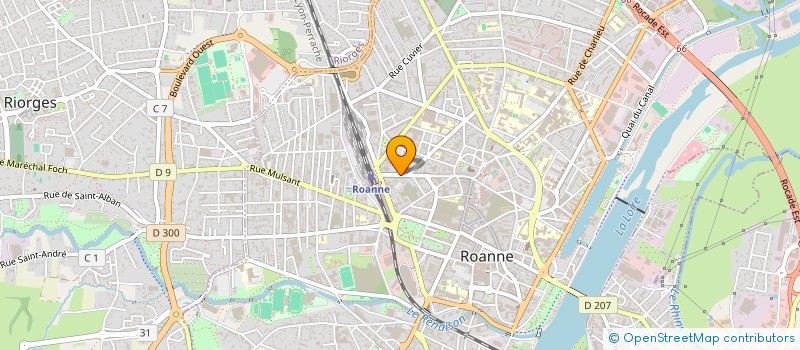 localisation de l'entreprise LE CUC  ROANNE