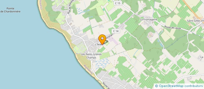 localisation de l'entreprise LE CUCHAS  SAINT-PIERRE-D OLERON