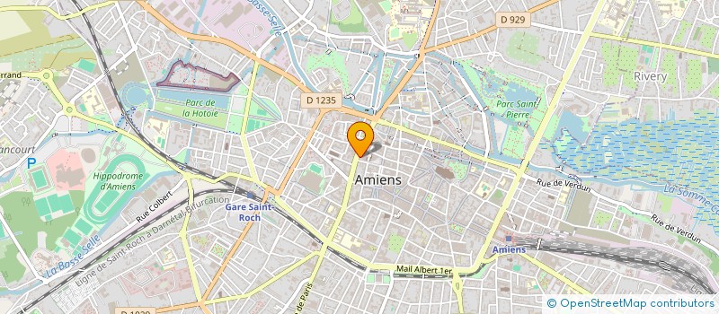 localisation de l'entreprise LE CUIR DES HALLES à AMIENS