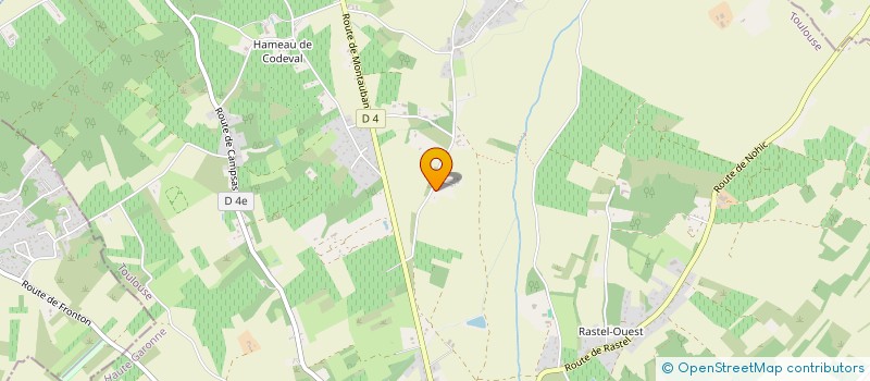 localisation de l'entreprise LE CUISINIER-MARAICHER  FRONTON