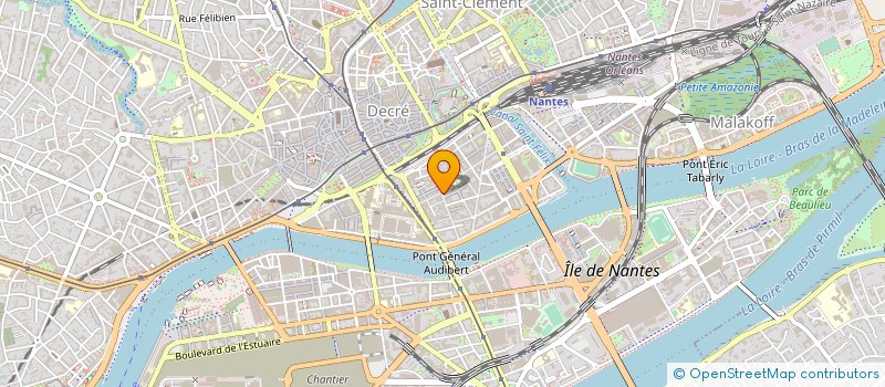 localisation de l'entreprise LE CUL DE POULE à NANTES