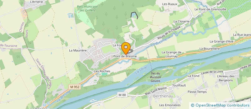 localisation de l'entreprise LE CULEVEAU  SAINT-ETIENNE-DE-CHIGNY