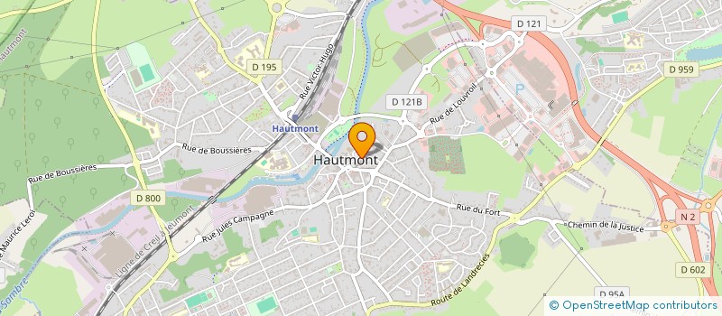 localisation de l'entreprise LE CULTUREL  HAUTMONT