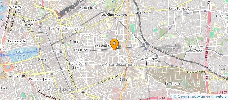 localisation de l'entreprise LE CUMULUS à MARSEILLE
