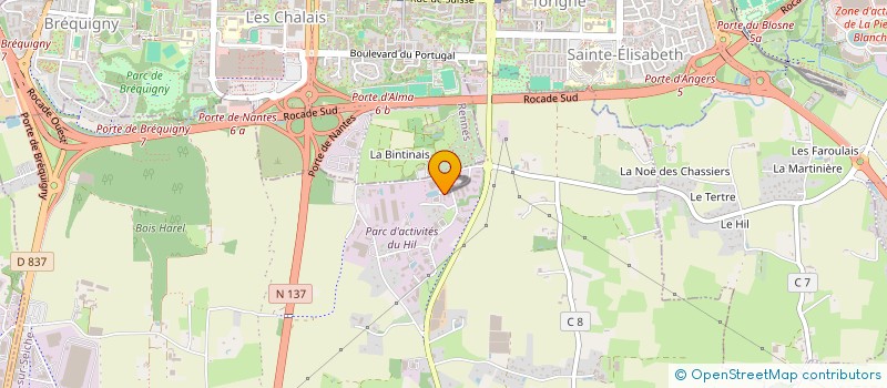 localisation de l'entreprise LE CUNFF à NOYAL-CHATILLON-SUR-SEICHE