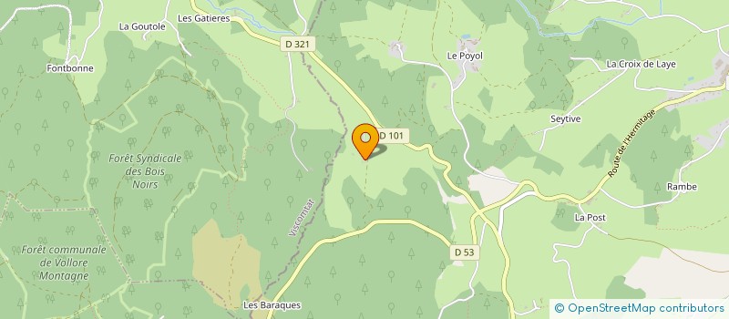 localisation de l'entreprise LE CUR DES SAGESSES  NOIRETABLE