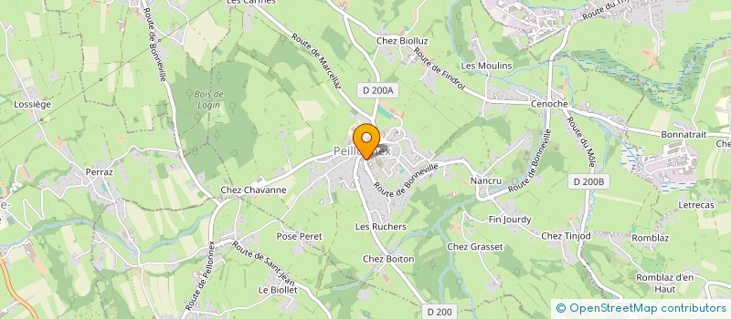 localisation de l'entreprise LE CY-CLOPE  PEILLONNEX