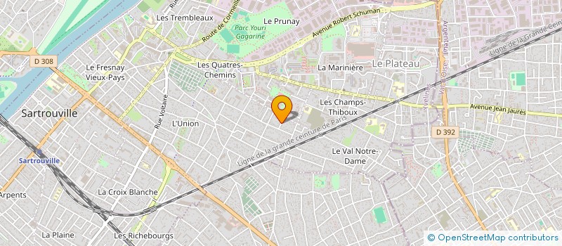 localisation de l'entreprise LE CYCE  SARTROUVILLE