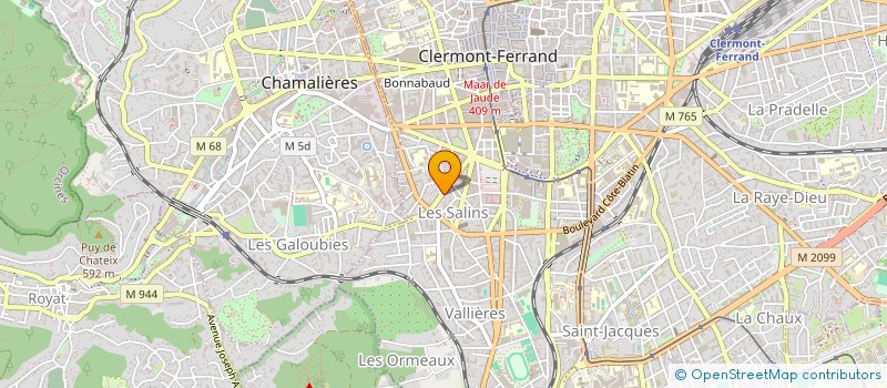 localisation de l'entreprise LE CYCLIQUE THEATRE à CLERMONT-FERRAND