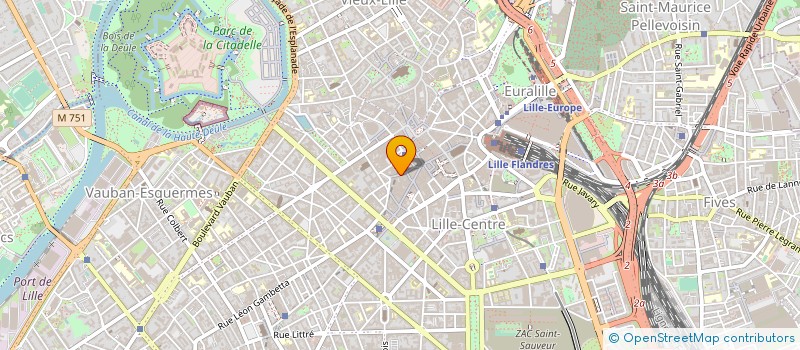 localisation de l'entreprise LE CYCLOPE à LILLE
