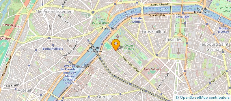 localisation de l'entreprise LE CYCNE DORE à PARIS