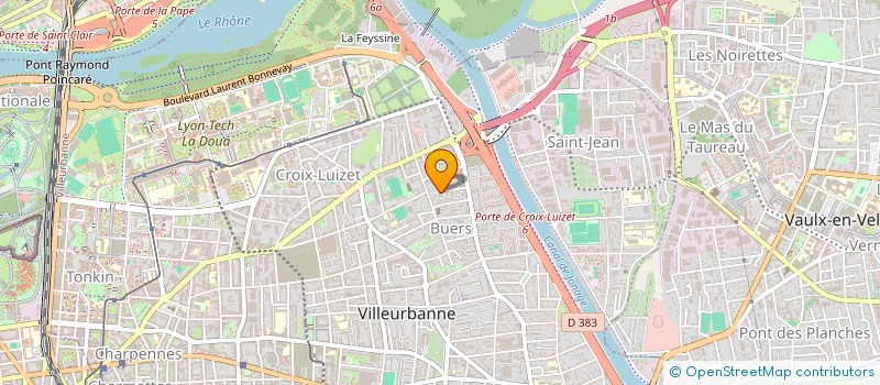 localisation de l'entreprise LE CYDONIA  VILLEURBANNE