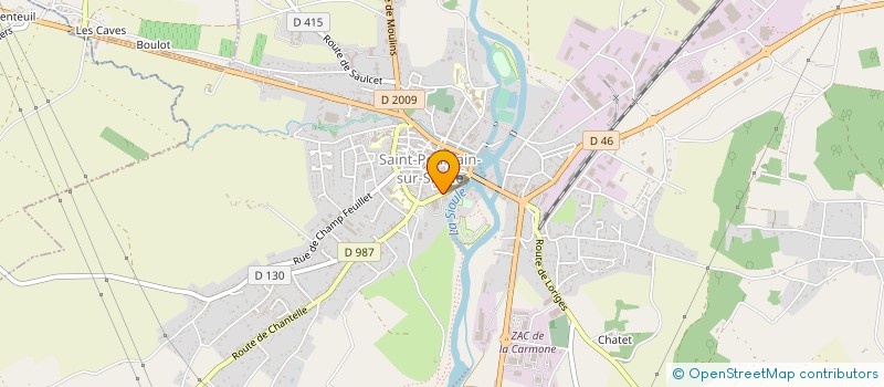 localisation de l'entreprise LE CYGNE à SAINT-POURCAIN-SUR-SIOULE