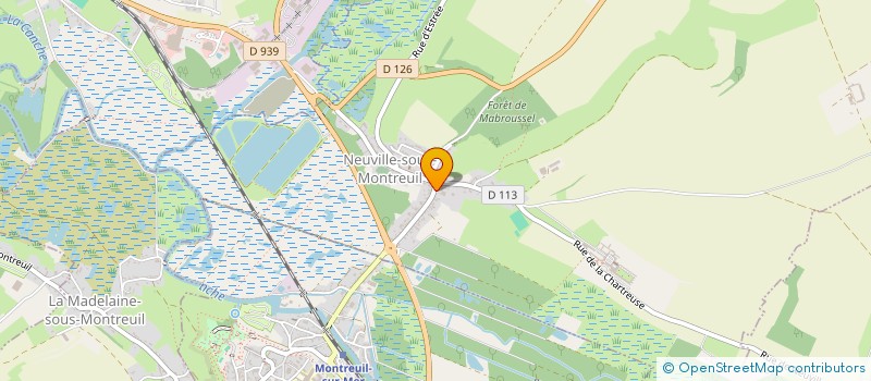 localisation de l'entreprise LE CYGNE  NEUVILLE-SOUS-MONTREUIL