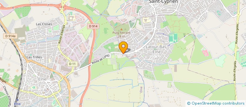 localisation de l'entreprise LE CYNTHIA  MONTESCOT